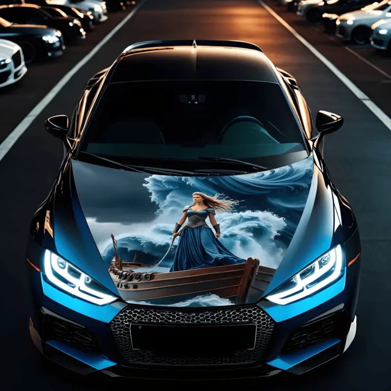 Folie Capota Auto "Hood Art" rezistenta la exterior, marime S (150 x 110cm) - Cod: AVX-CAPOTA-013S FAVLine Selection Cumpărături sigure
