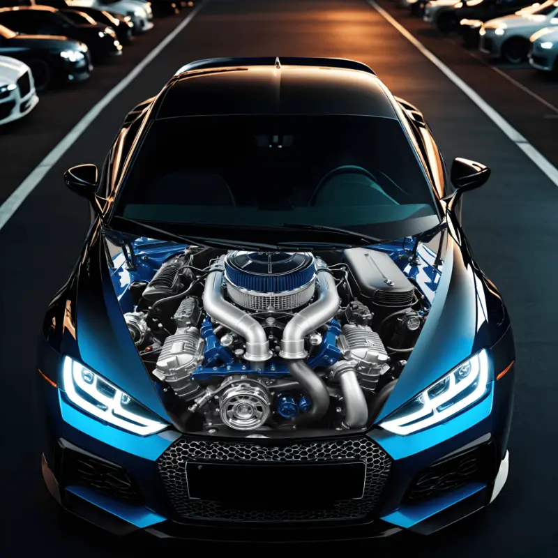 Folie Capota Auto "Hood Art" rezistenta la exterior, marime M (165 x 120cm) - Cod: AVX-CAPOTA-019M FAVLine Selection Noutate