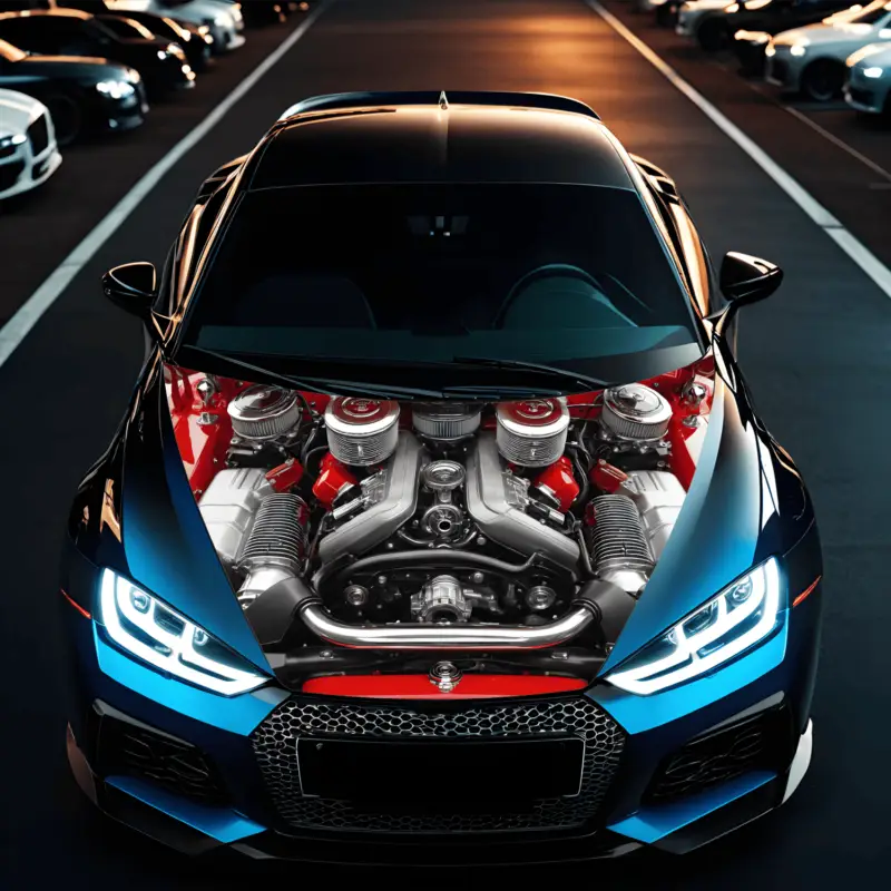 Folie Capota Auto "Hood Art" rezistenta la exterior, marime M (165 x 120cm) - Cod: AVX-CAPOTA-020M FAVLine Selection Cel mai bun preț