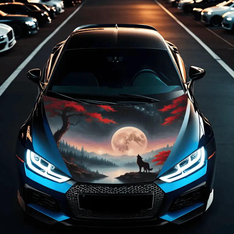 Folie Capota Auto "Hood Art" rezistenta la exterior, marime M (165 x 120cm) - Cod: AVX-CAPOTA-021M FAVLine Selection Cel mai bun preț