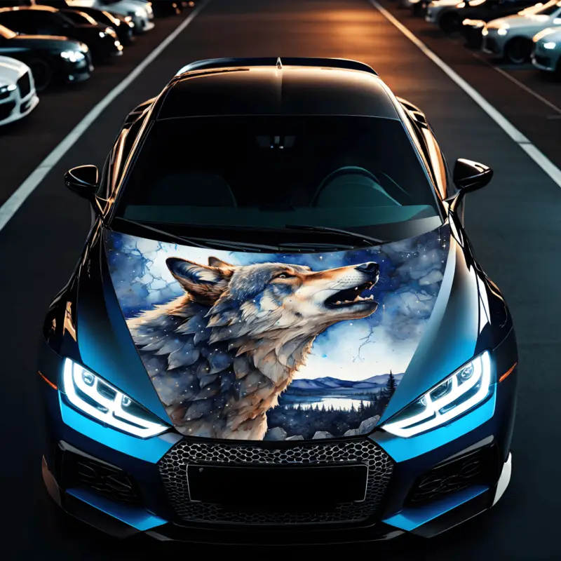 Cel mai vândut Folie Capota Auto "Hood Art" rezistenta la exterior, marime L (180 x 130cm) - Cod: AVX-CAPOTA-030L FAVLine Selection