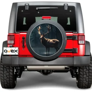 Plată sigură Sticker Auto "Roata de Rezerva" rezistenta la intemperii si raze UV, diametru 55 cm, Cod: AVX-RR08 FAVLine Selection