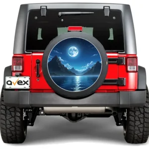Premium Sticker Auto "Roata de Rezerva" rezistenta la intemperii si raze UV, diametru 55 cm, Cod: AVX-RR14 FAVLine Selection
