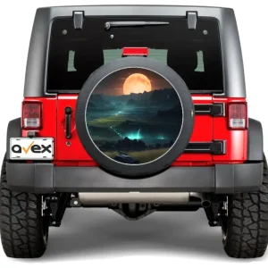 Promoție Sticker Auto "Roata de Rezerva" rezistenta la intemperii si raze UV, diametru 55 cm, Cod: AVX-RR15 FAVLine Selection