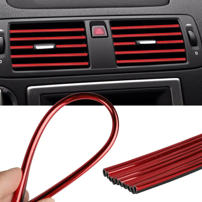 Rola Ornament Auto de tip "U" pentru muchii sau grila ventilatie, 15m liniari, culoare Rosie FAVLine Selection Preț promoțional