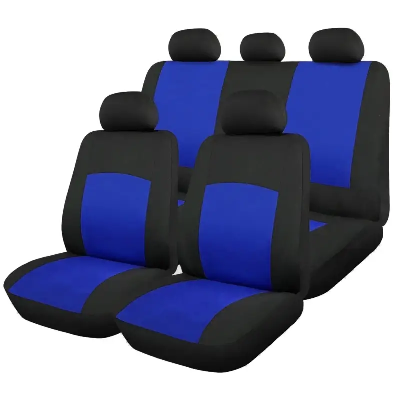 Huse Scaun Auto, 9 piese, universale, culoare Albastru-Negru FAVLine Selection Expediere rapidă