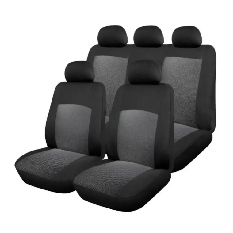Huse Scaun Auto, 9 piese, universale, culoare Gri-Negru FAVLine Selection Cumpără acum