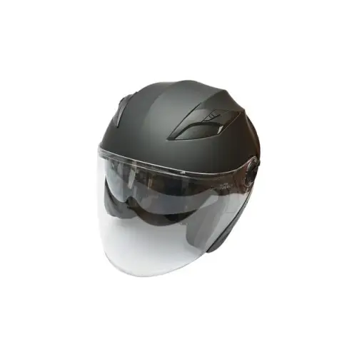 Casca moto tip jet neagra cu viziera transparenta si ochelari de soare, marimea L, model Urban FAVLine Selection Reducere specială