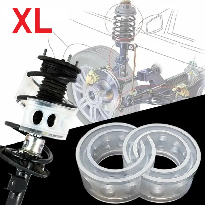 Set 2 inele distantiere pentru intarire arcuri autovehicule, material cauciuc siliconat, marime XL FAVLine Selection Chilipir