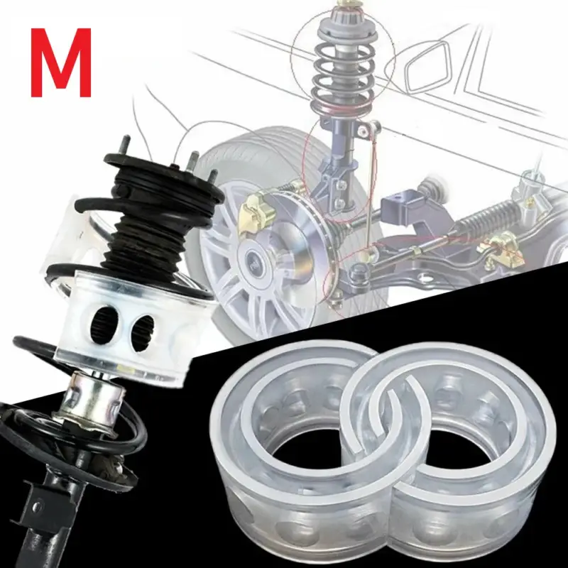 Set 2 inele distantiere pentru intarire arcuri autovehicule, material cauciuc siliconat, marime M FAVLine Selection Reducere de preț