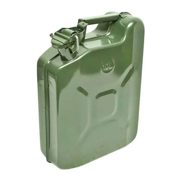 Canistra din metal pentru combustibil, capacitate 10l, culoare verde FAVLine Selection Cumpără online