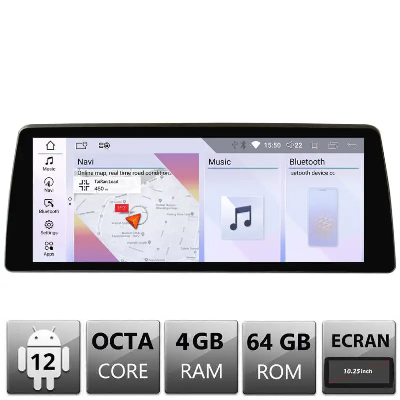 Navigație Android BMW Seria 6 E63 CIC 2006-2012, ecran 10.25 inch, 4G, BT Ofertă