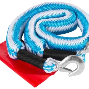 Cablu de tractare auto Strend Pro 2 tone, 4 m, cu carlige, TUV/GS Preț promoțional