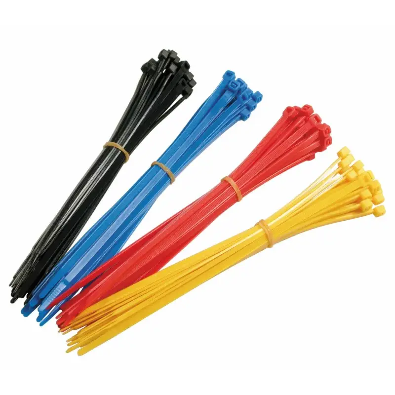 Coliere din plastic colorate 100 buc, 4,6 x 20 cm pentru fixare cabluri Doar azi