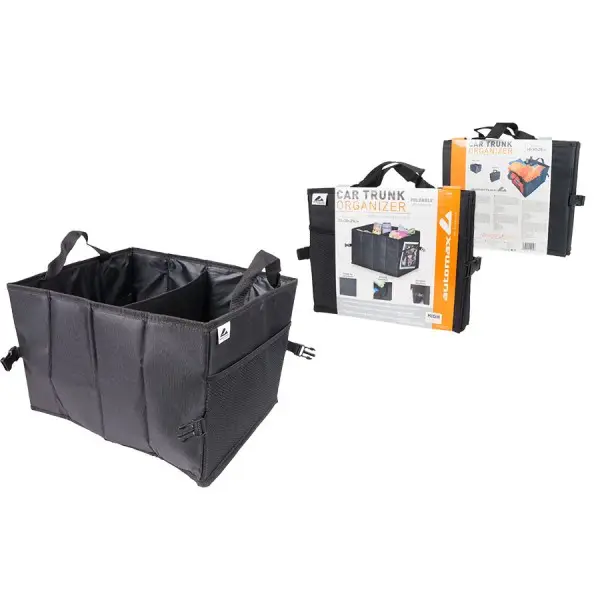 Organizator portbagaj auto pliabil 35 x 30 x 25 cm, negru Livrare rapidă