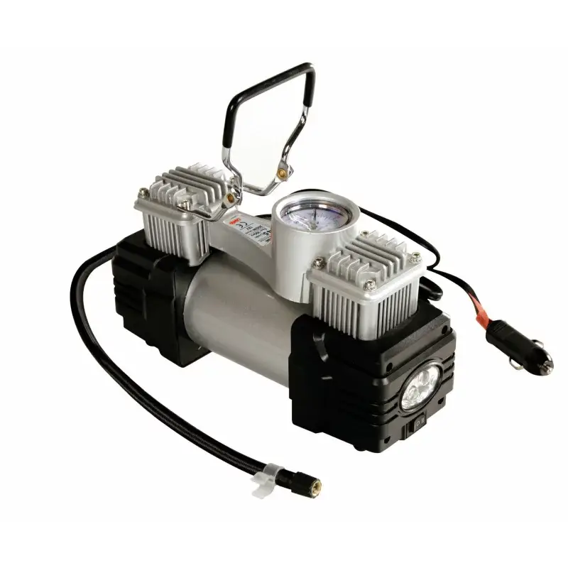 Expediere rapidă Compresor aer auto dublu 12V 200W pentru SUV, off-road si rulote