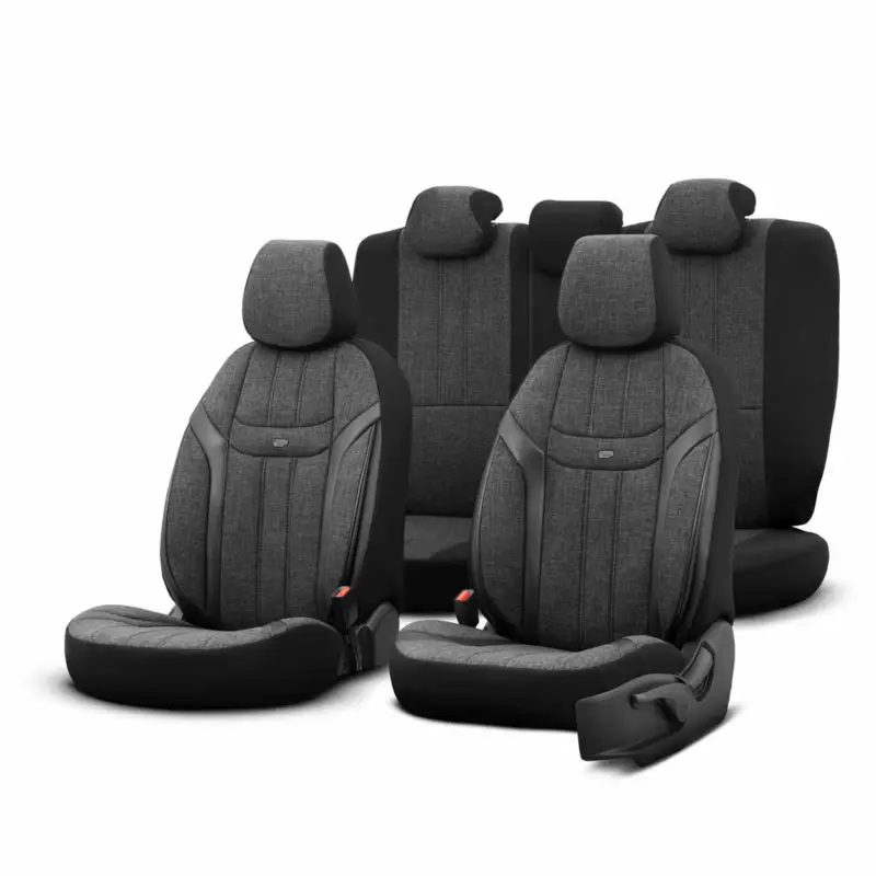 Set huse scaune auto universale OTOM SWAN 501 negre, premium, fractionate Cumpără acum