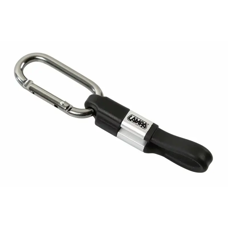 Cablu breloc pentru chei USB la Apple Lightning 10 cm, negru Cumpărături sigure