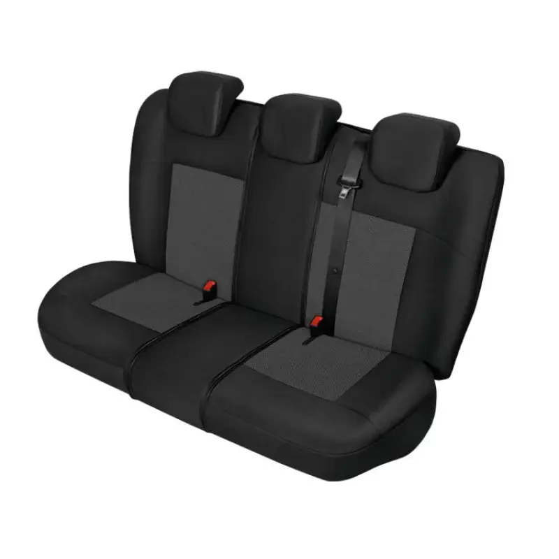 Huse banchetă spate auto Apollo Lux Super, mărimea M-L, negru/gri Calitate înaltă