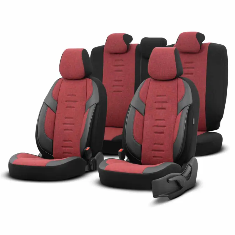 Ieftin Set huse scaune auto universale OTOM Throne 103 Premium, rosu