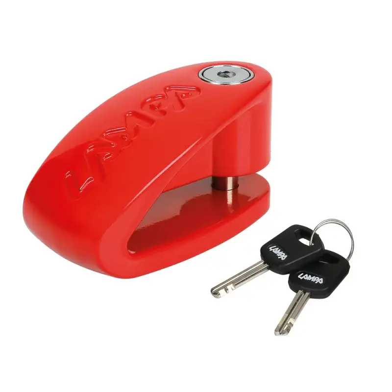 Antifurt pentru disc de frână motocicletă Stone XL, bolt Ø10 mm, roșu Lichidare de stoc