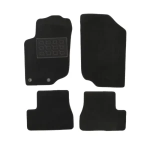 Covorașe mochetă Peugeot 207 CC 2006-prezent negre, set 4 piese Bestseller
