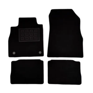 Covorașe mochetă Nissan Micra K14 2016-prezent, 5 uși, negre, set 4 piese Plată securizată