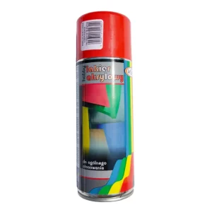 Promoție Spray vopsea acrilica rosie pentru hobby si retusuri, 400 ml, Wesco