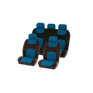 Set huse scaune auto Carpoint Chicago Blue pentru fata si spate Cel mai bun preț