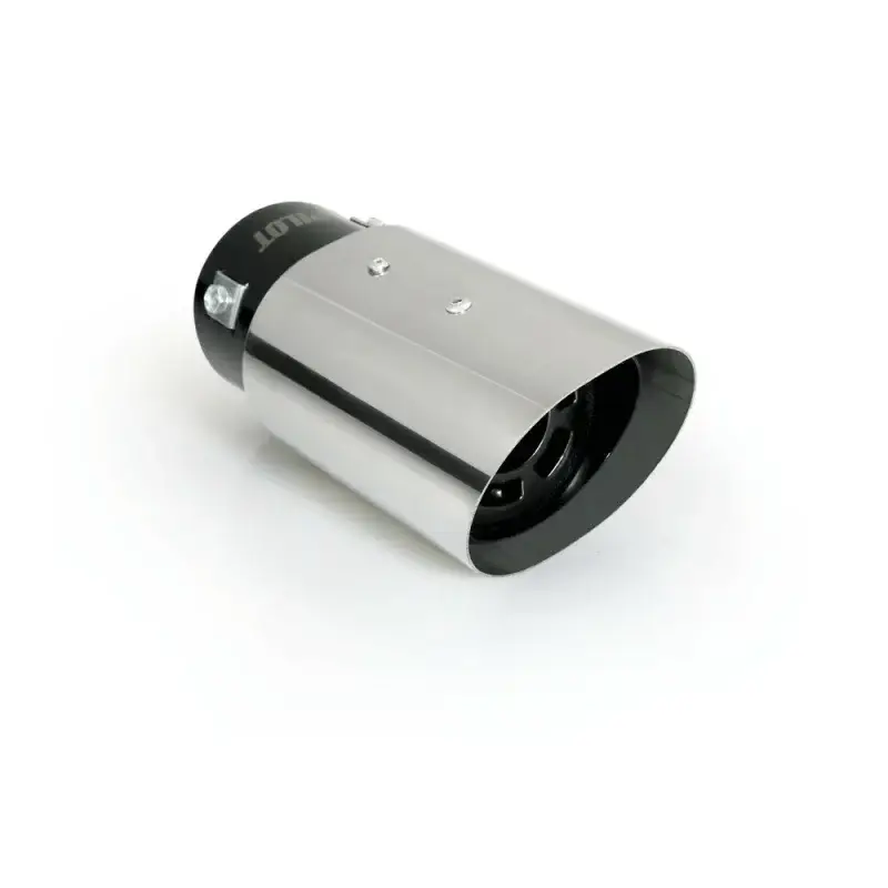 Preț mic Ornament tobă eșapament TS-03 din inox lustruit, sunet sport, Ø50-62 mm