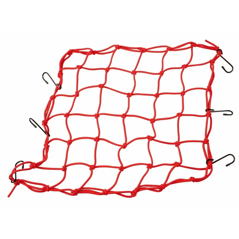 Plasa elastica pentru fixat bagaje Spider 42x42 cm, rosie, 6 carlige Cel mai bun preț