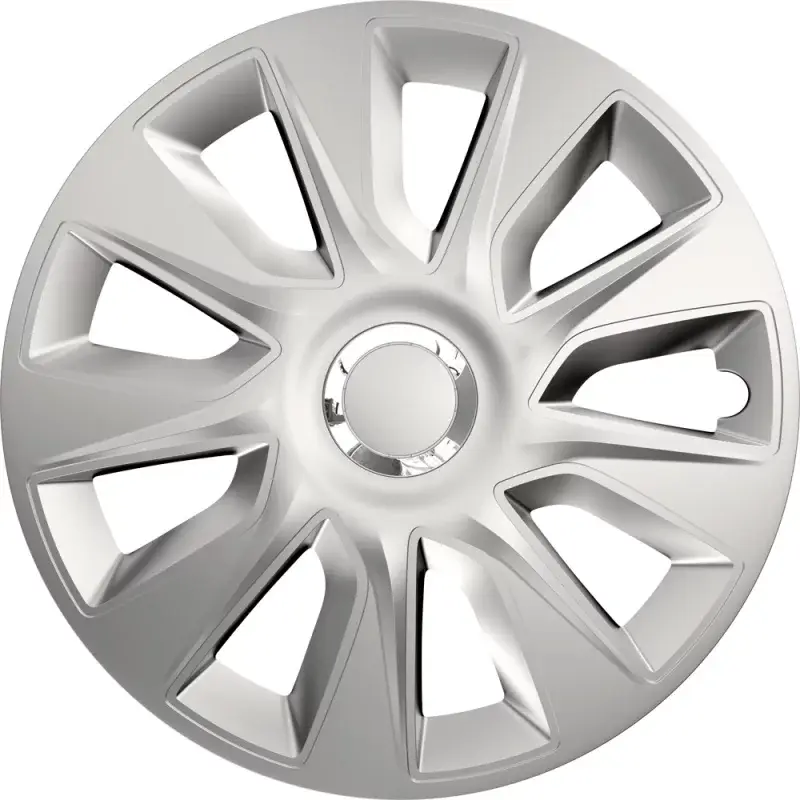 Bestseller Set 4 capace roti auto Cridem Stratos 16 inch, argintiu crom