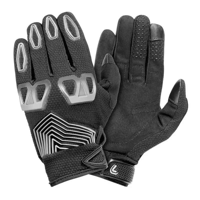 Discount Mănuși moto off-road Tough L cu protecții anti-șoc și funcție tactilă