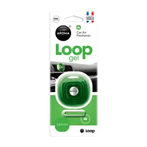 Bestseller Odorizant auto pentru grila de ventilație AMIO Car Loop Gel Lemon, 1 buc