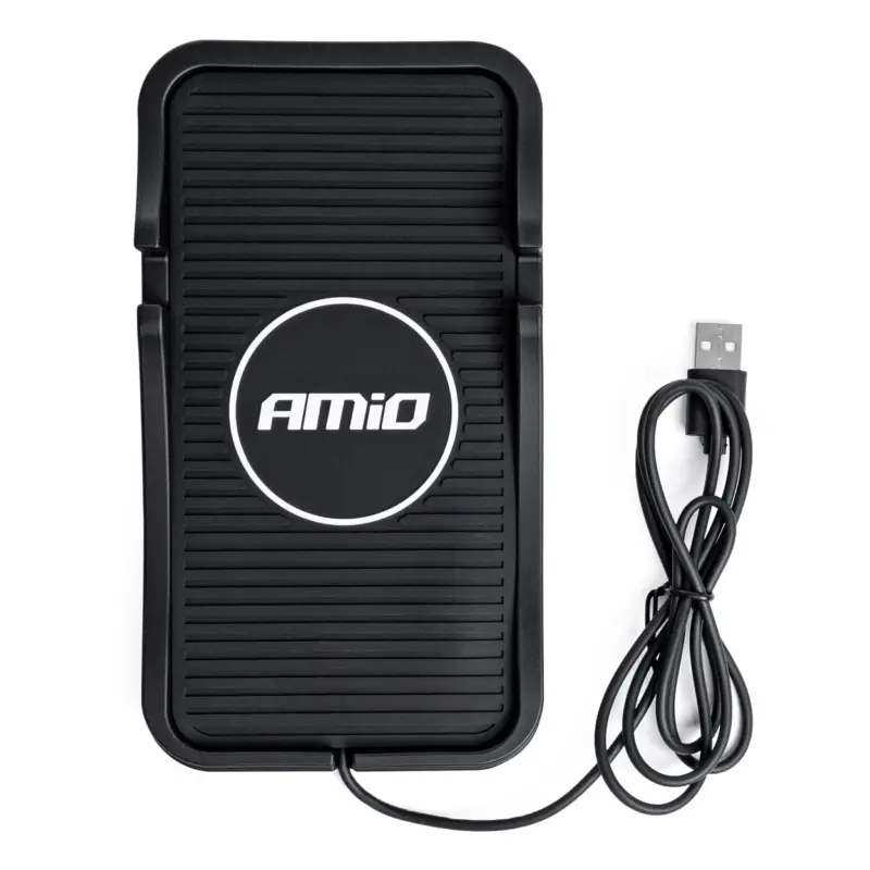 Încărcător wireless telefon 15W cu suport din silicon AMiO WCP-2 Cumpără acum