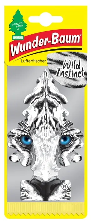 Odorizant auto brăduț Wild Instinct Wunder-Baum, parfum persistent, 1 buc Premium