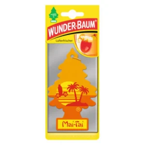 Livrare rapidă Odorizant auto tip brăduț Wunder-Baum Mai-Tai, parfum tropical, 1 buc