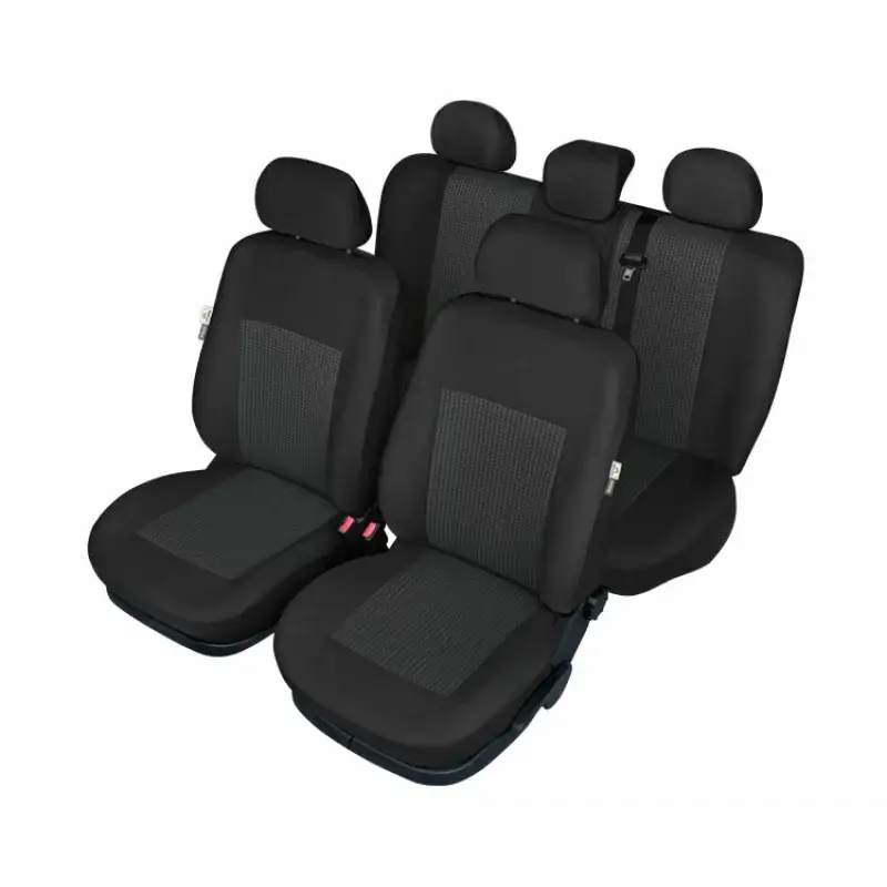 Preț promoțional Huse scaun auto Bonn Super AirBag L, set 9 piese, negru/gri