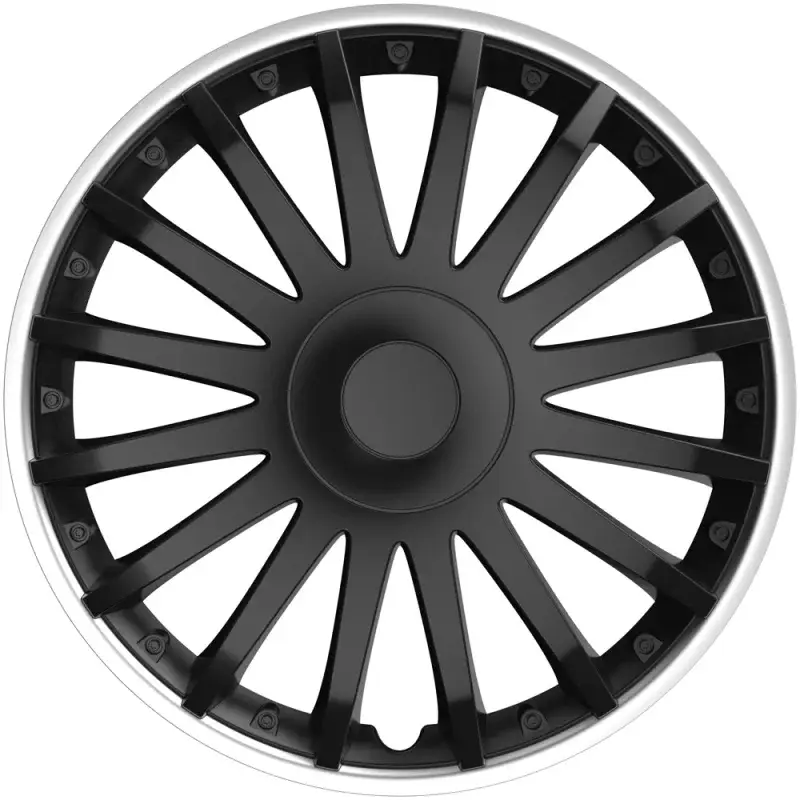 Set 4 capace roti auto Cridem Crystal, 14 inch, negru/argintiu Cumpără acum