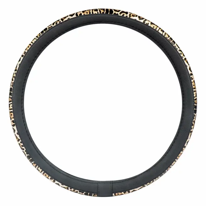 Plată sigură Husă pentru volan Amio Leopard, mărimea M, 37-39 cm