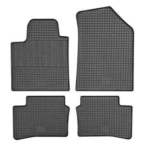 Set covorașe auto din cauciuc pentru Hyundai i10 2013-2020 și Kia Picanto 2011-2017, negre Lichidare de stoc