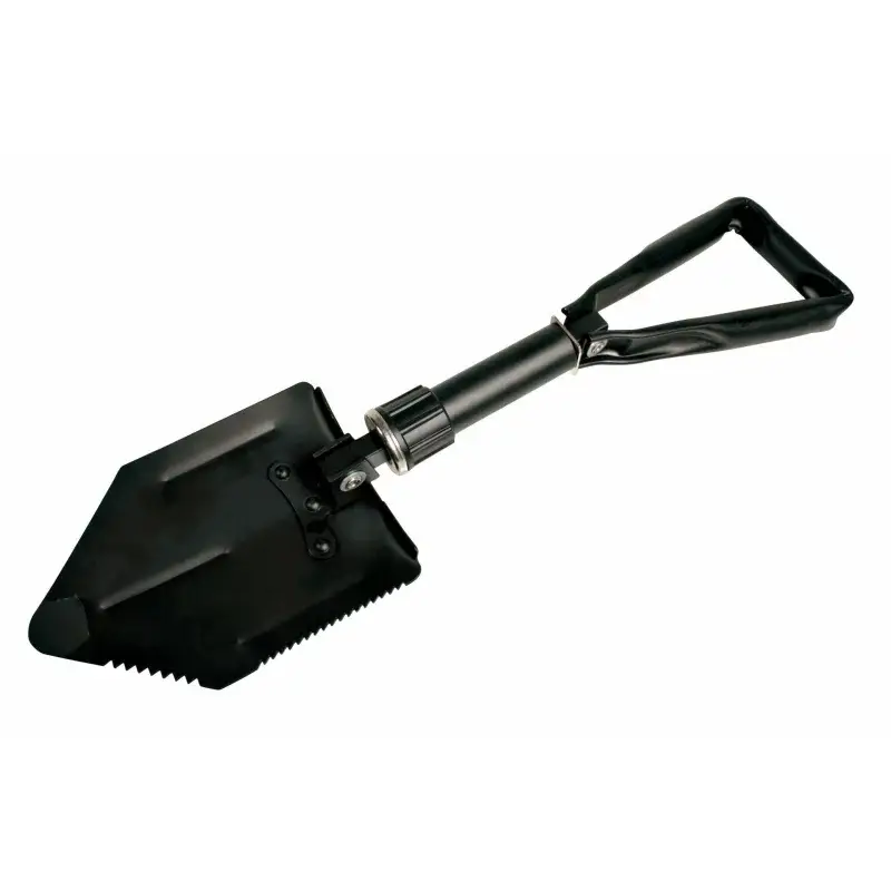 Lopată pliabilă din metal Patrol, cu mâner rabatabil și husă, 58 cm Ieftin
