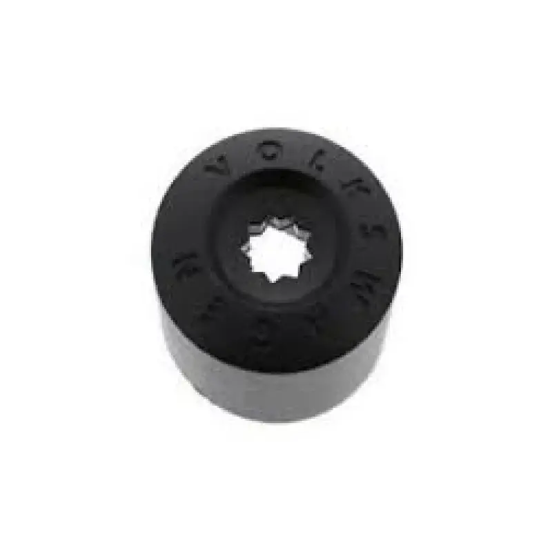 Livrare rapidă Capac prezon roată VW 17 mm negru rotund, protecție șurub jantă