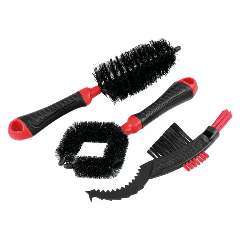 Set 3 perii pentru curatarea motocicletei si bicicletei Lampa Transport gratuit