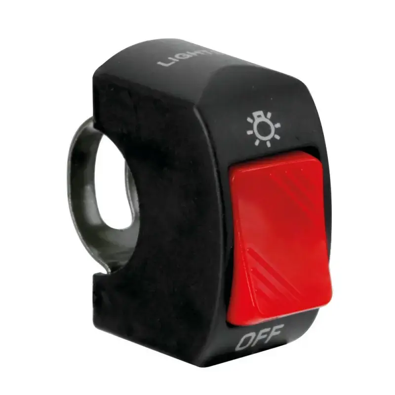 Intrerupator universal On-Off pentru ghidon moto 12V 10A, prindere 22 mm Plată sigură