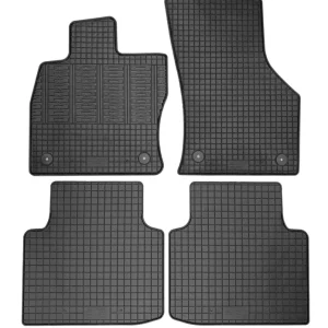 Set covorase auto din cauciuc pentru Skoda Superb 3 (3V) 2016-2024, negre Disponibil imediat