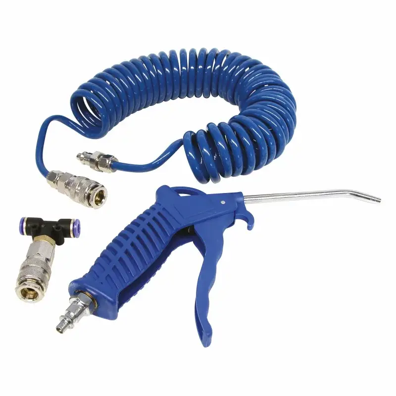 Pistol aer pentru curatarea prafului cu furtun spiralat 5 m Carpoint Disponibil imediat