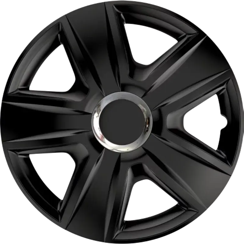 Vezi acum Set capace roti auto 14 inch Cridem Esprit RC negre, 4 bucati