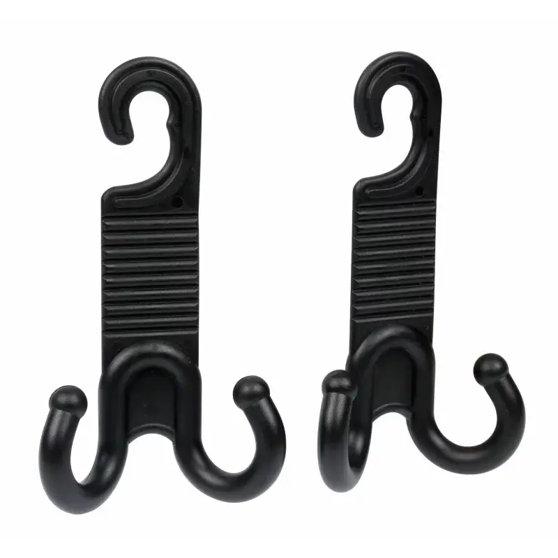 Reducere specială Carlige pentru tetiera auto suport bagaje, negru, 2 bucati, 15 kg