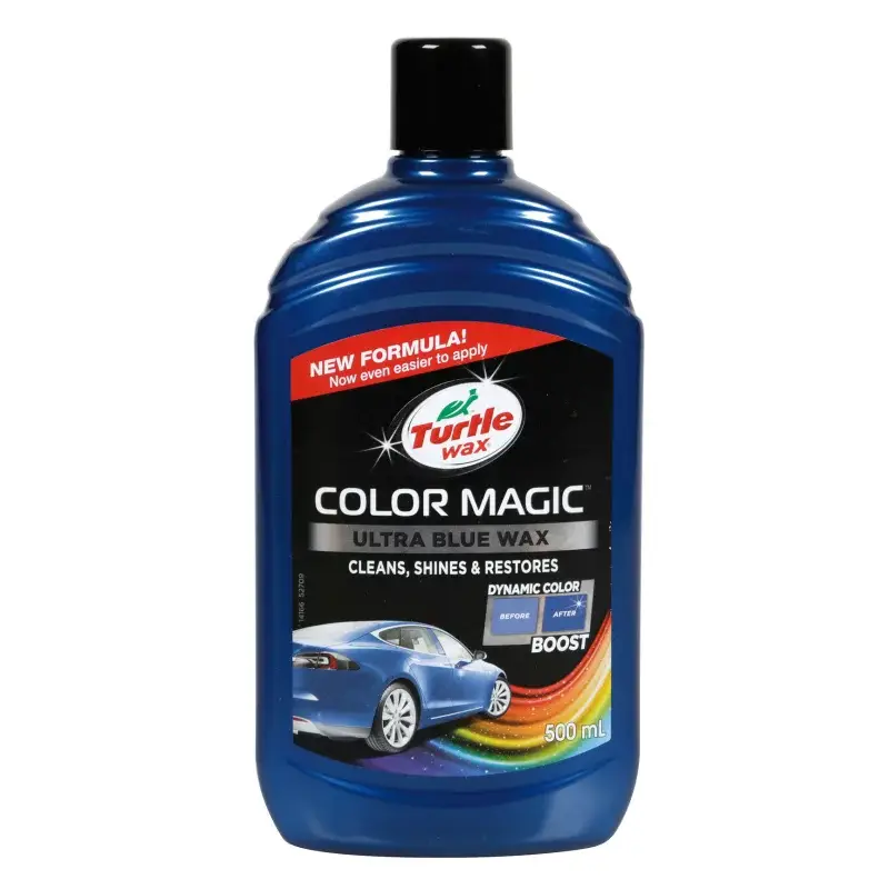 Pasta polish pentru caroserie albastra Turtle Wax Color Magic 500 ml Calitate înaltă